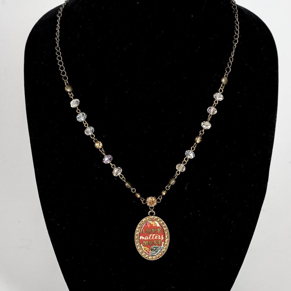 NWOT Love Matters artisan necklace